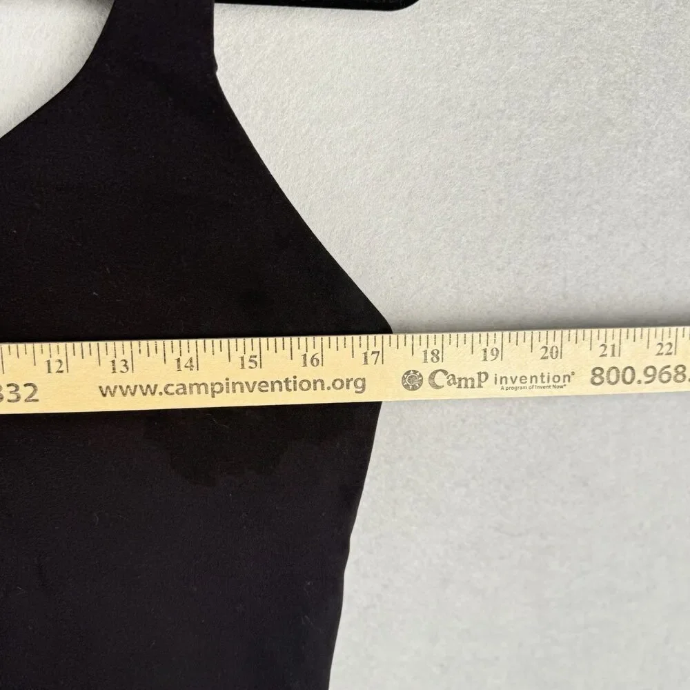 Offline By Aerie Real Me Low Key Longline Black Sports Bra Size XL‎